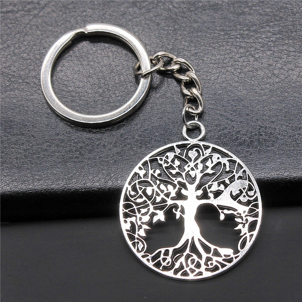 Colgante de árbol de la vida vintage de joyería