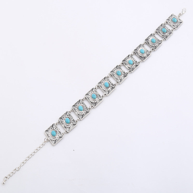 Collar turquesa bohemio