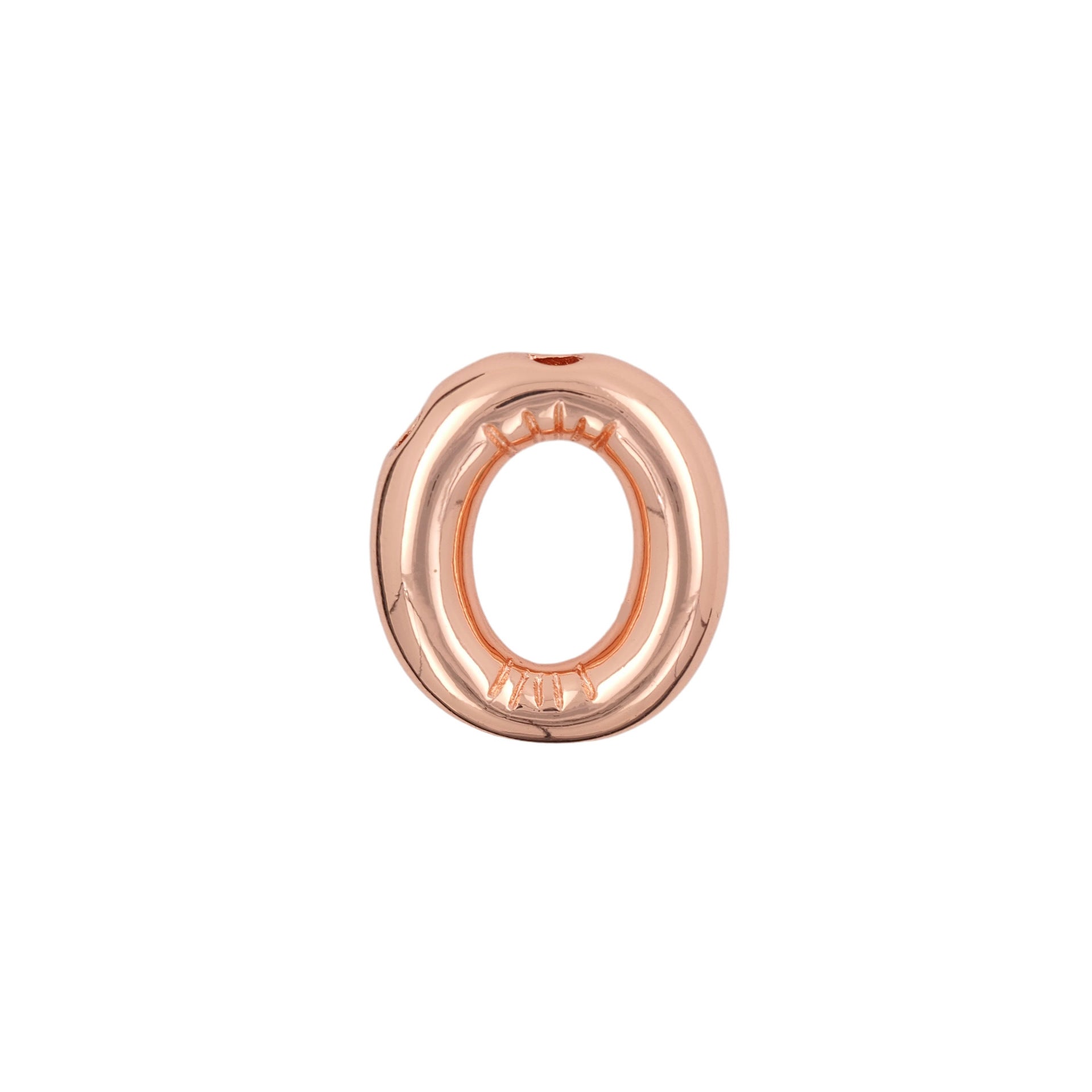Glossy Letters Copper Pendant Necklace
