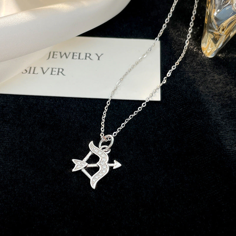 Sternzeichen 925 Sterling Silber Halskette für Damen