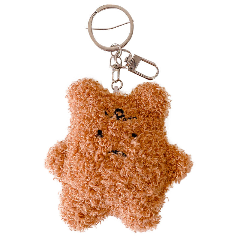 I Hate The Rainy Day Bear Plush Keychain