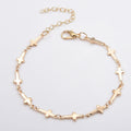 Bohemian Style Metal Cross Chain Bracelet