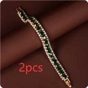 Popular Ornament Roman Rhinestone Bracelet