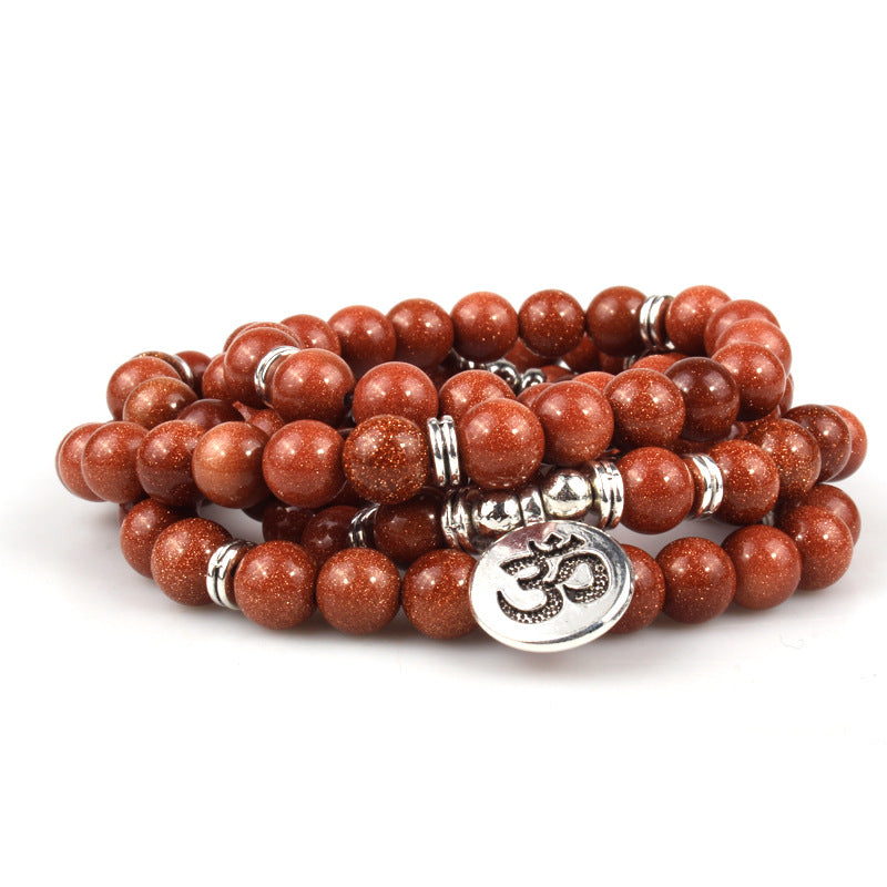 New Natural Pallisandro Classico Bracelet 108 Lotus Pendant Bracelets