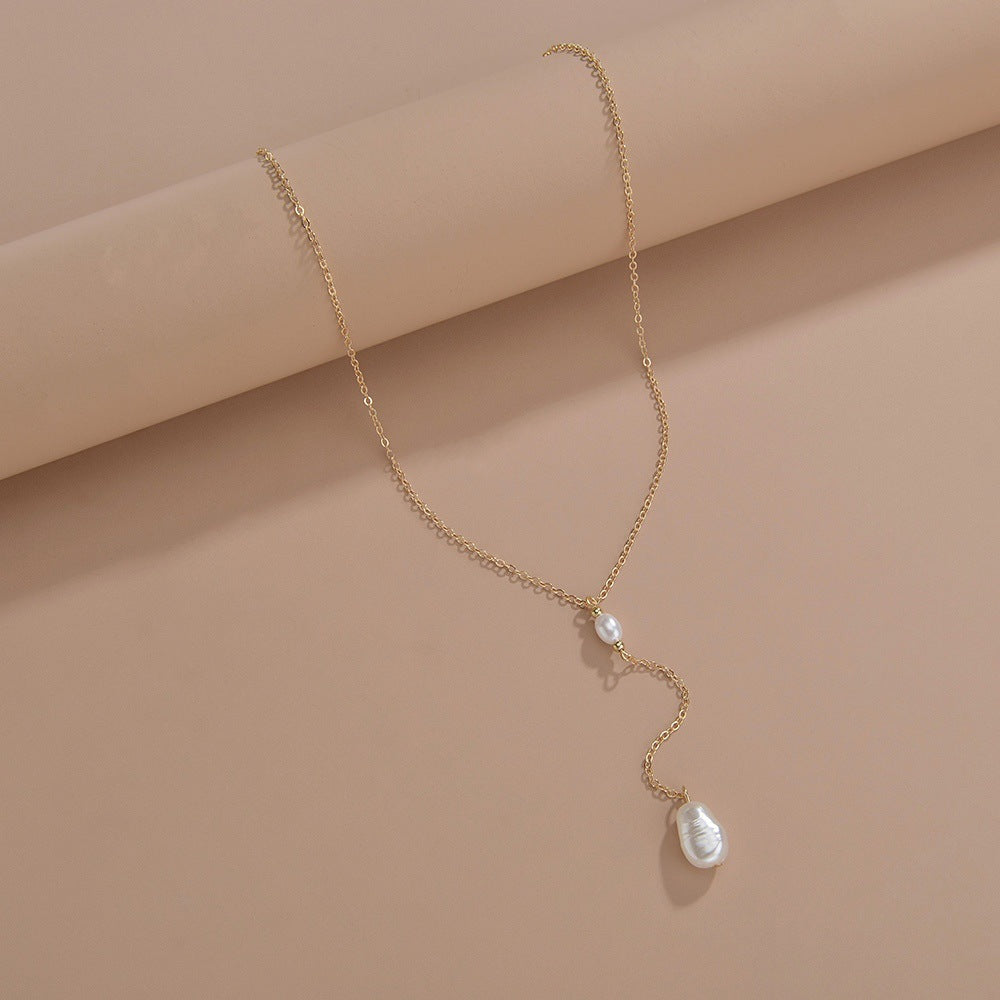 Personalized Ins Style Simple Pearl Pendant Necklace