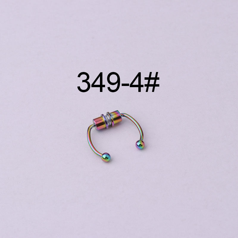 Anillo magnético de nariz de acero inoxidable sin perforación