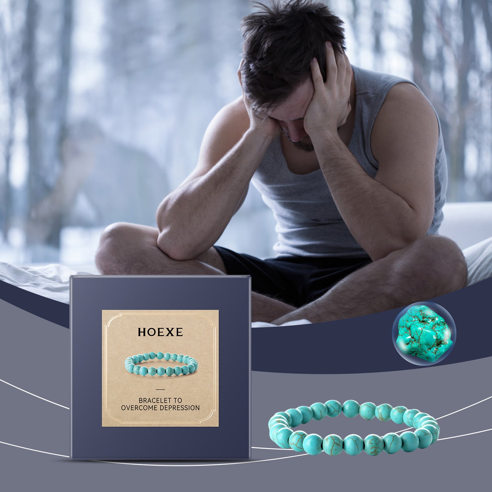 Turquoise Bracelet Personalized Simple Elegant All-match Fashion Accessories