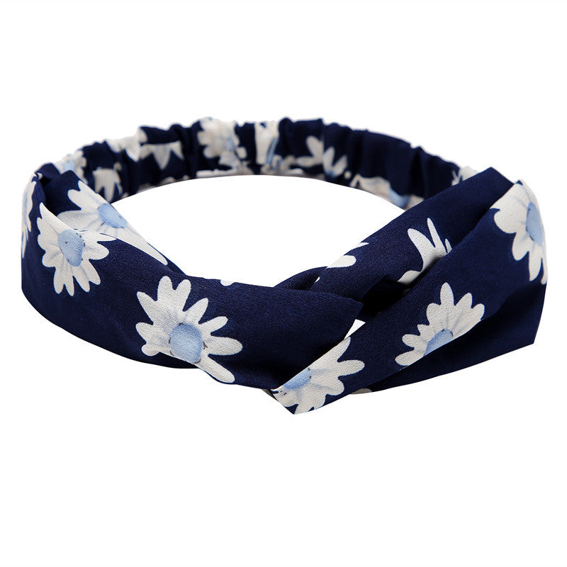 Women's Polka Dot Printed Bohemian Sweet Simple Hair Band