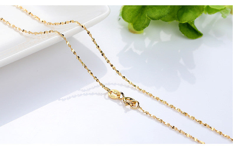 Collar bañado en oro de 18K para mujer
