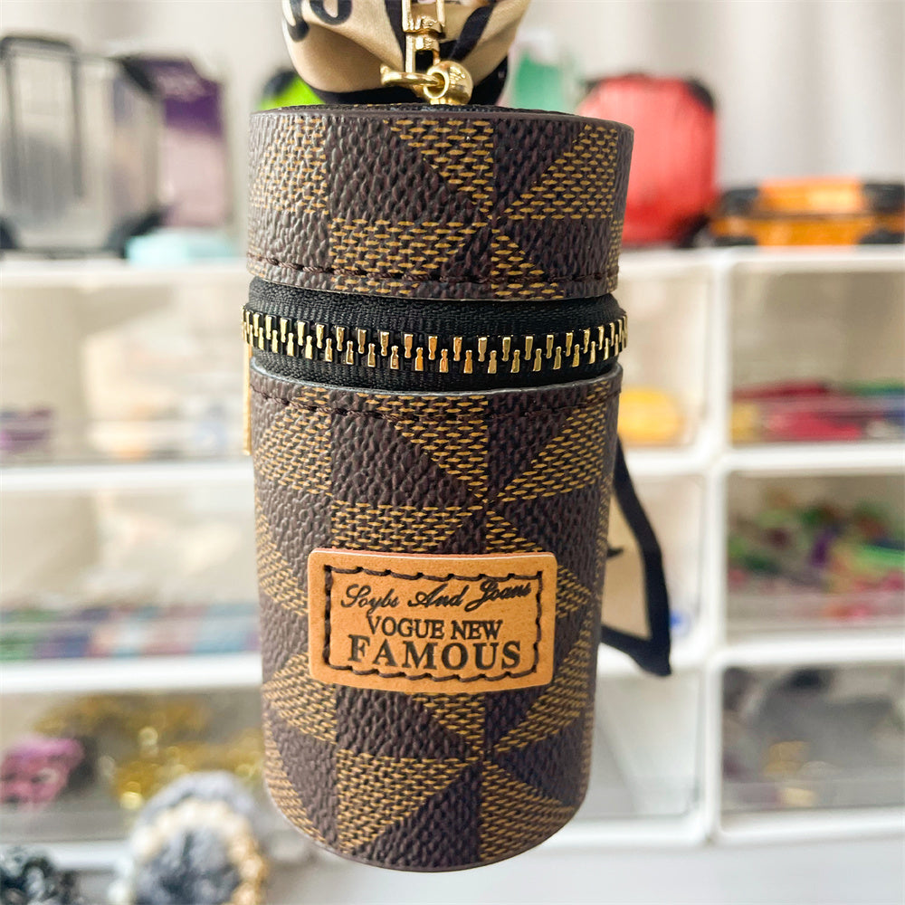 Beaded Card Bag Wool Ball Bottle Opener Finger Tiger Key Self-defense Key Buckle Set