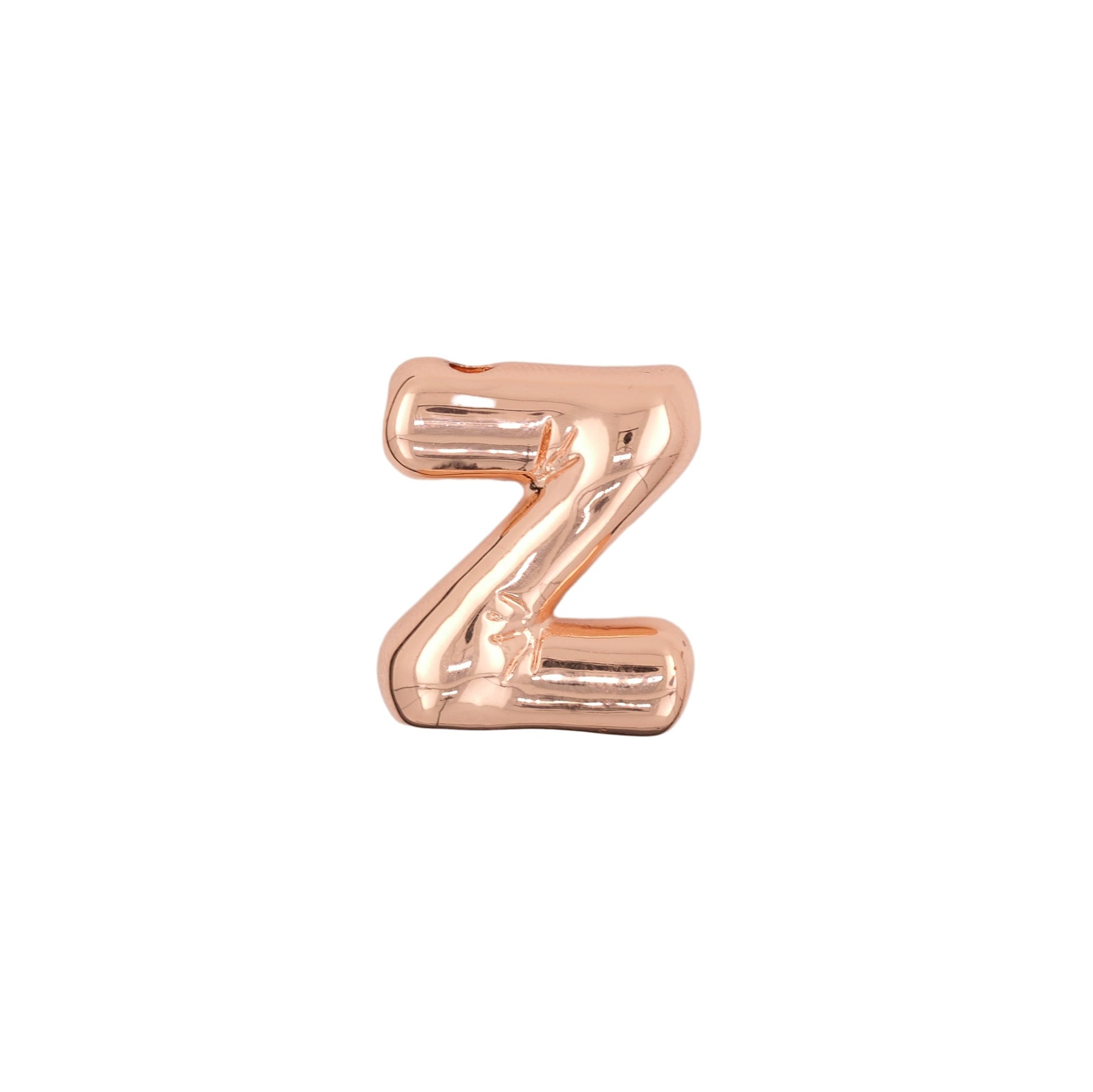 Glossy Letters Copper Pendant Necklace