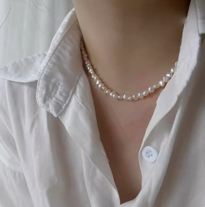 Pearl Baroque Fashion Sweater Chain