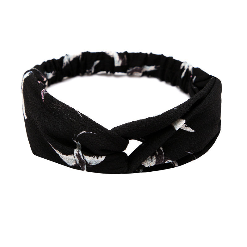 Women's Polka Dot Printed Bohemian Sweet Simple Hair Band