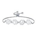 Womens Stylish Minimalist Paw Print Bracelet