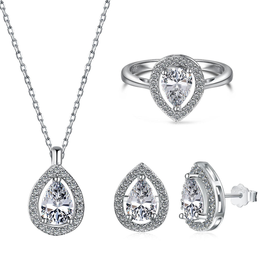 Schmuckset aus 925er Sterlingsilber