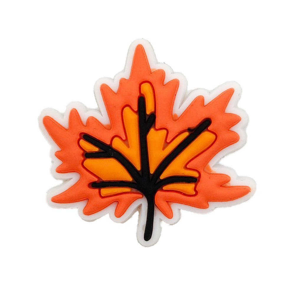 Thanksgiving-Serie Cartoon-Lochschuhe-Schnalle