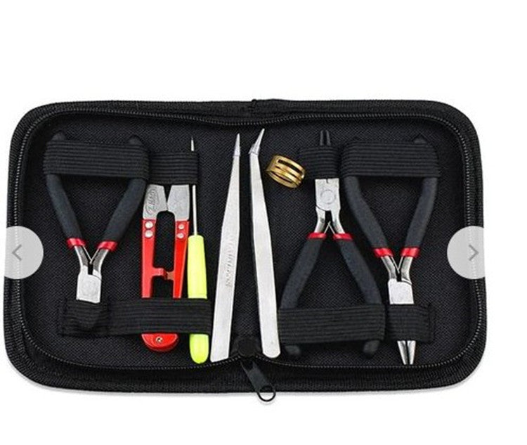 Edelstahl Schmuckherstellungswerkzeuge Set DIY Halskette Armband Kit Werkzeug Perlenarbeiten