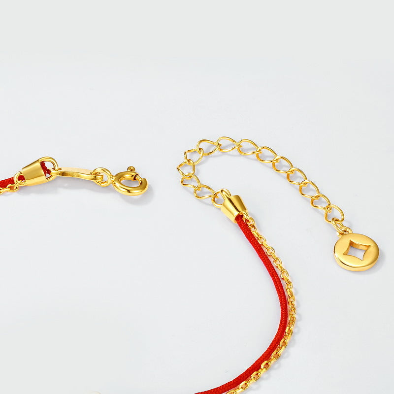 Pulsera de dama Año de la Serpiente enroscada