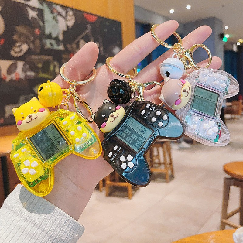 Llavero de consola de juegos mini de dibujos animados