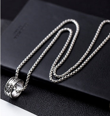 Hiphop pendant titanium steel chain pendant for men and women
