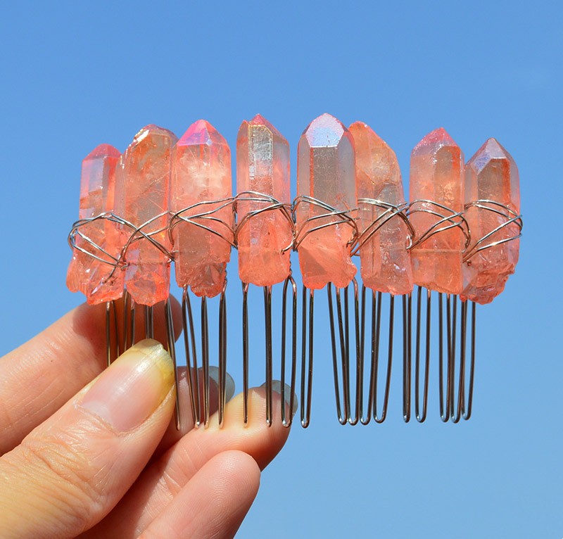 Peineta de Novia Artesanal con Cristales