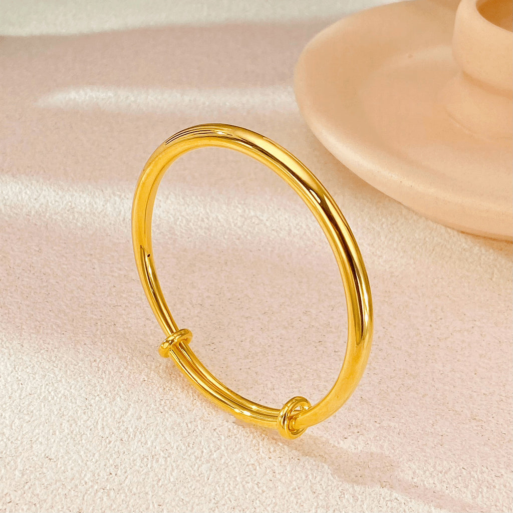 Damenarmband aus 18 Karat Gold, verstellbar