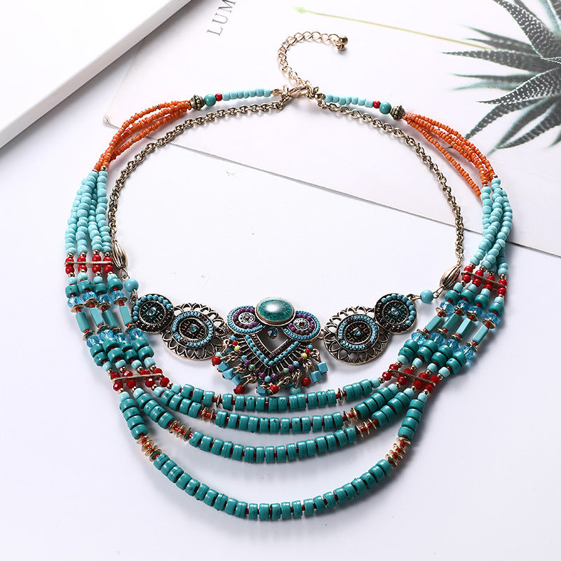 Neue Halskette Boho Anhänger für Frauen 60cm Halskette Ethno Schmuck als Freundschaftsgeschenk Bijoux Dropshipping Collier Accessoires