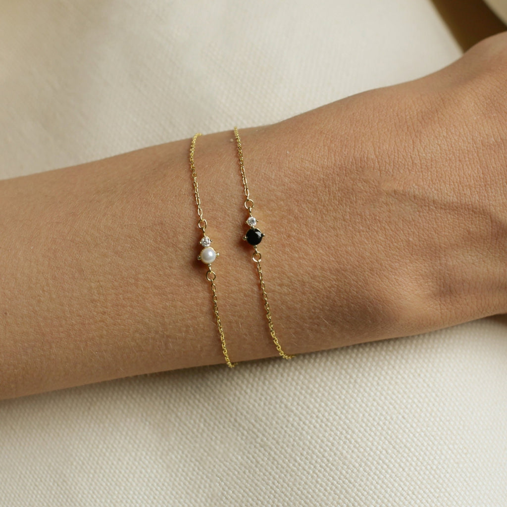 Europäisches und amerikanisches Retro-Armband mit 12 Monatsblumen, Zirkon-Geburtsstein-Anhänger
