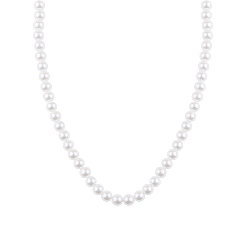 Light Luxury Pearl Necklace Niche Design Vintage Necklace Temperament