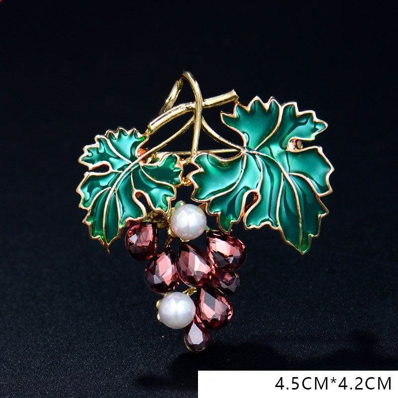 Broche de flor de loto, broche retro elegante