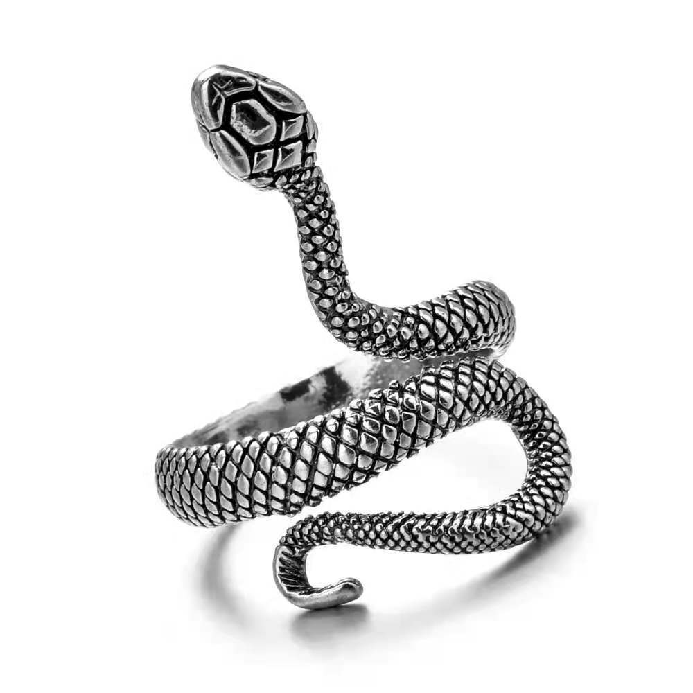 Anillo de pata ajustable para dedo índice, diseño de dragón, joyería de moda
