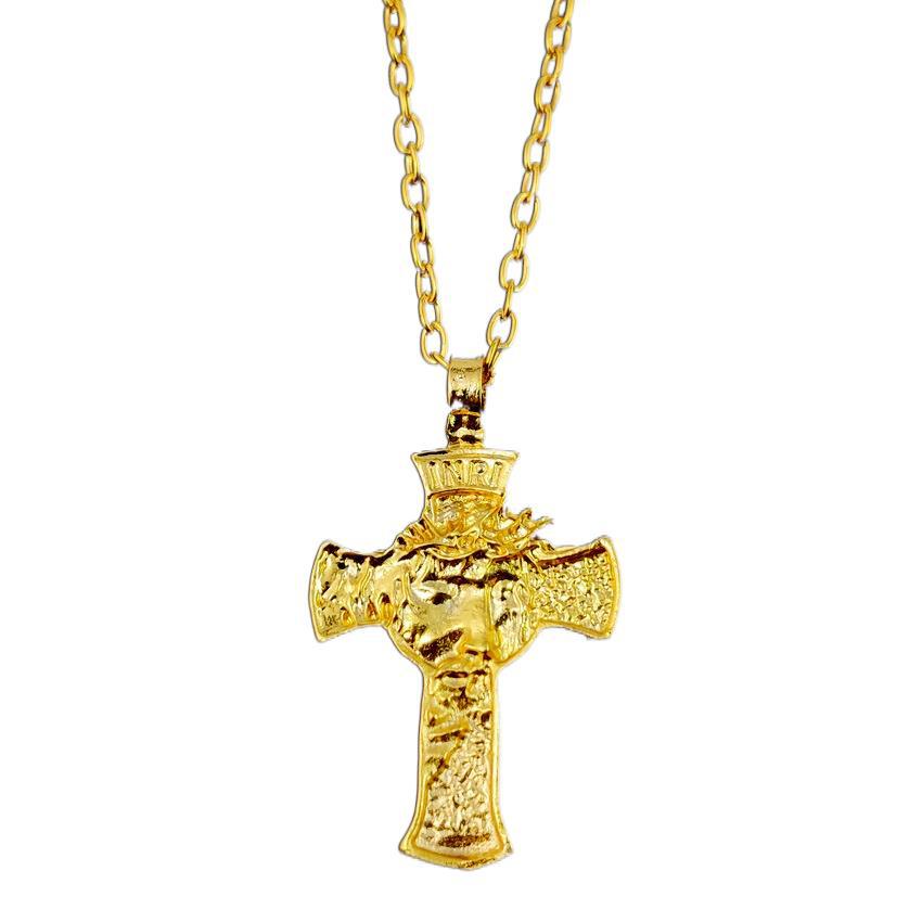 Neue Dornen Jesus Kreuz Halskette für Männer
