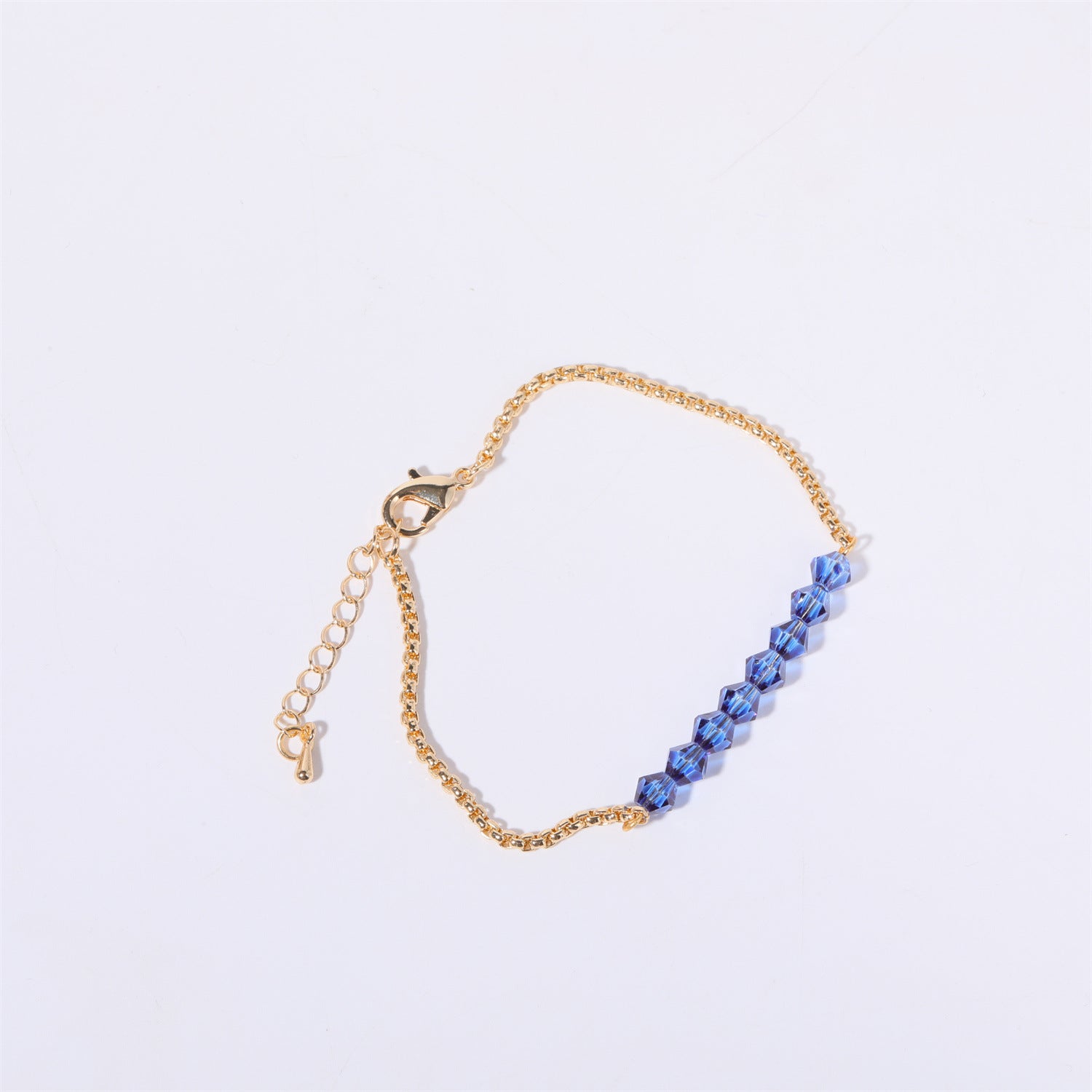 European And American Twelve Birthstone Beaded Bracelet Female Color 12 Birthstones