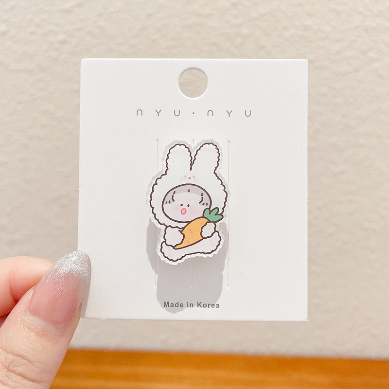 Women's Fashionable Simple And Cute Cartoon Brooch