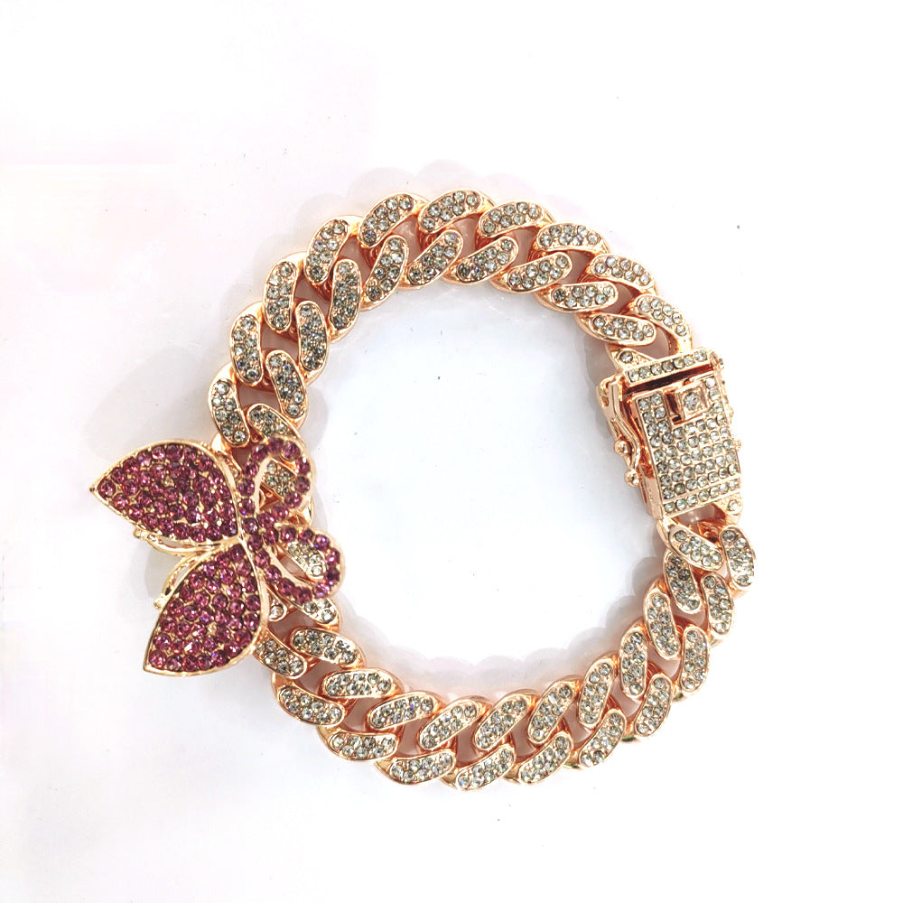Women's Fashion Butterfly Cuban Necklace