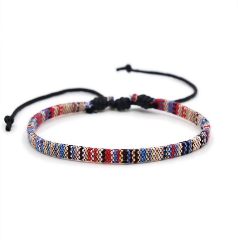 Rainbow Color Ethnic Style Bracelet Anklet Accessories