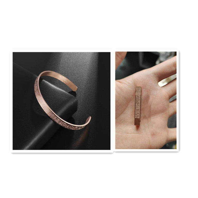 Edelstahl Arabische Scheiben Halskette Armband
