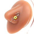 Anillo de nariz y ojos creativo sin perforaciones