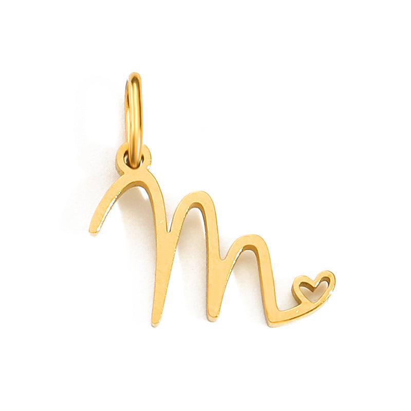 DIY Buchstabenanhänger Ornamente Accessoires