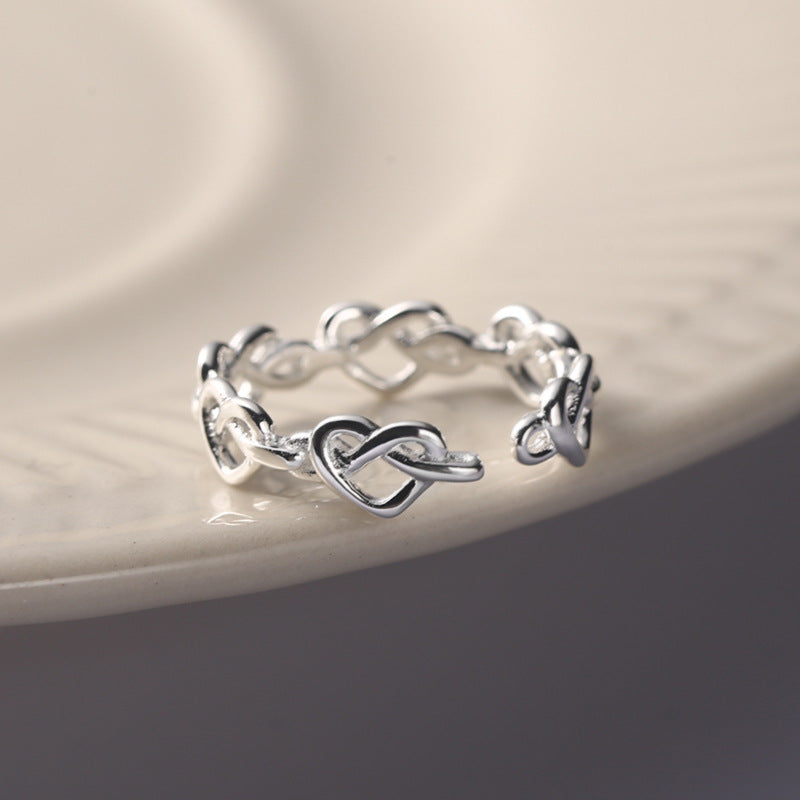 Damen Sterling Silber Mode-Liebesringe