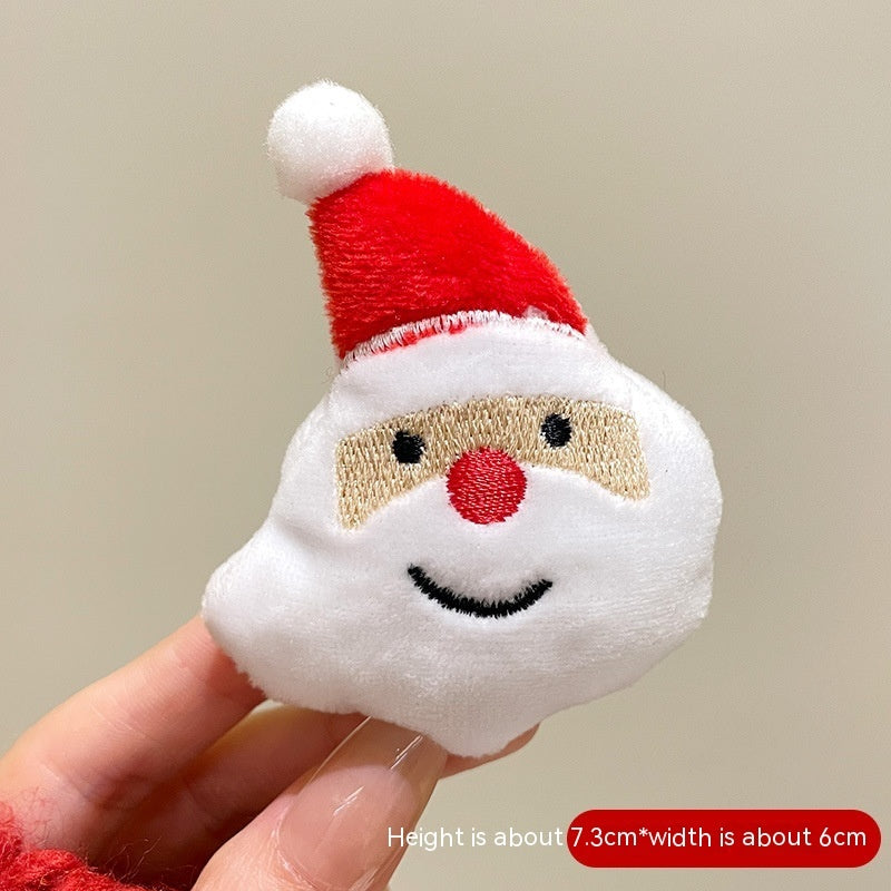 Cartoon Niedlicher Weihnachtsmann Brosche Weihnachts-Festival-Accessoires