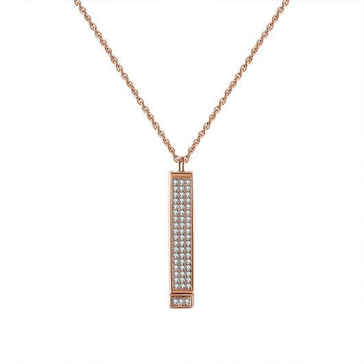 Explosiver Trend Süße Persönlichkeitskette Zirkon besetzter Diamant Mode Anhänger Schmuck