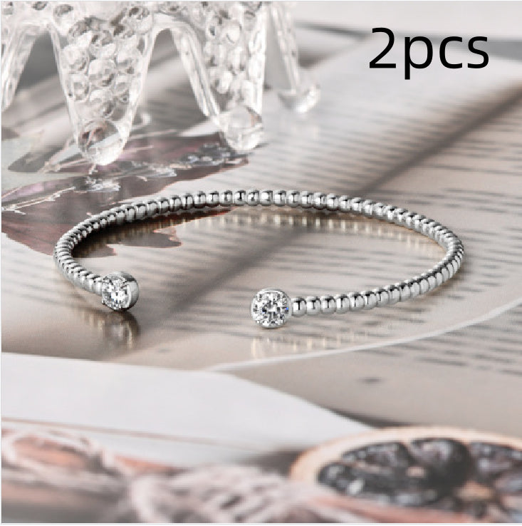 Simple All-match Moissanite Bracelet For Women