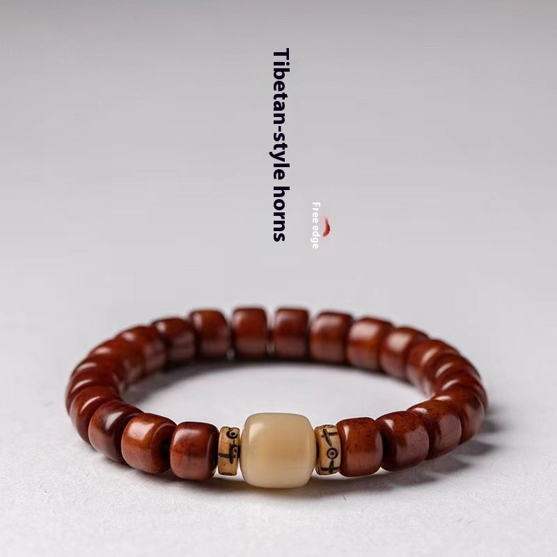 Tibetan Style Yak Bone Hand Toy Beads Bone Tibetan Beads Horn Bracelet