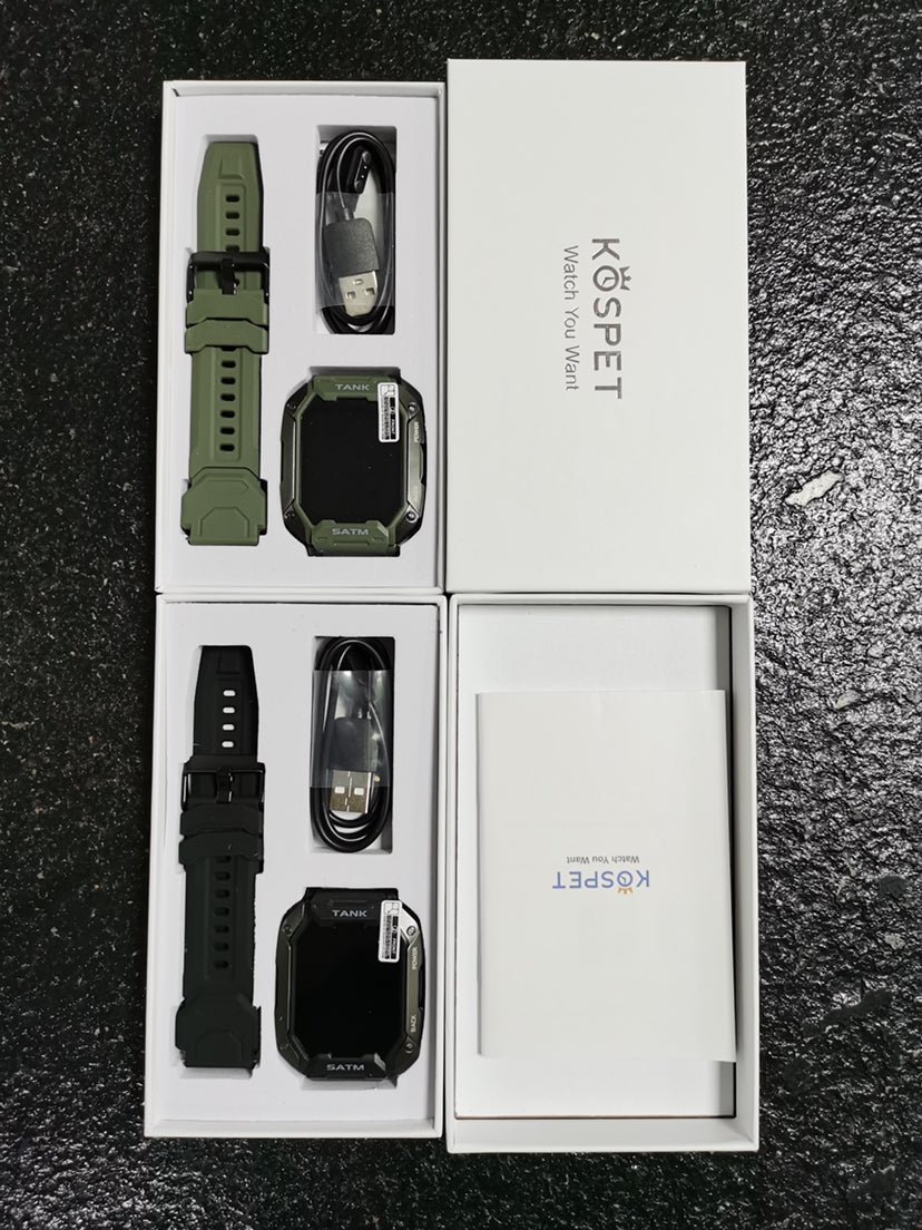 Outdoor Smartwatch 5ATM IP69K Wasserdicht Bluetooth