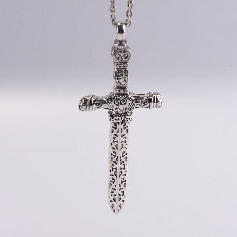 Silberner Vintage Thai Silberschmuck-Anhänger für Herren