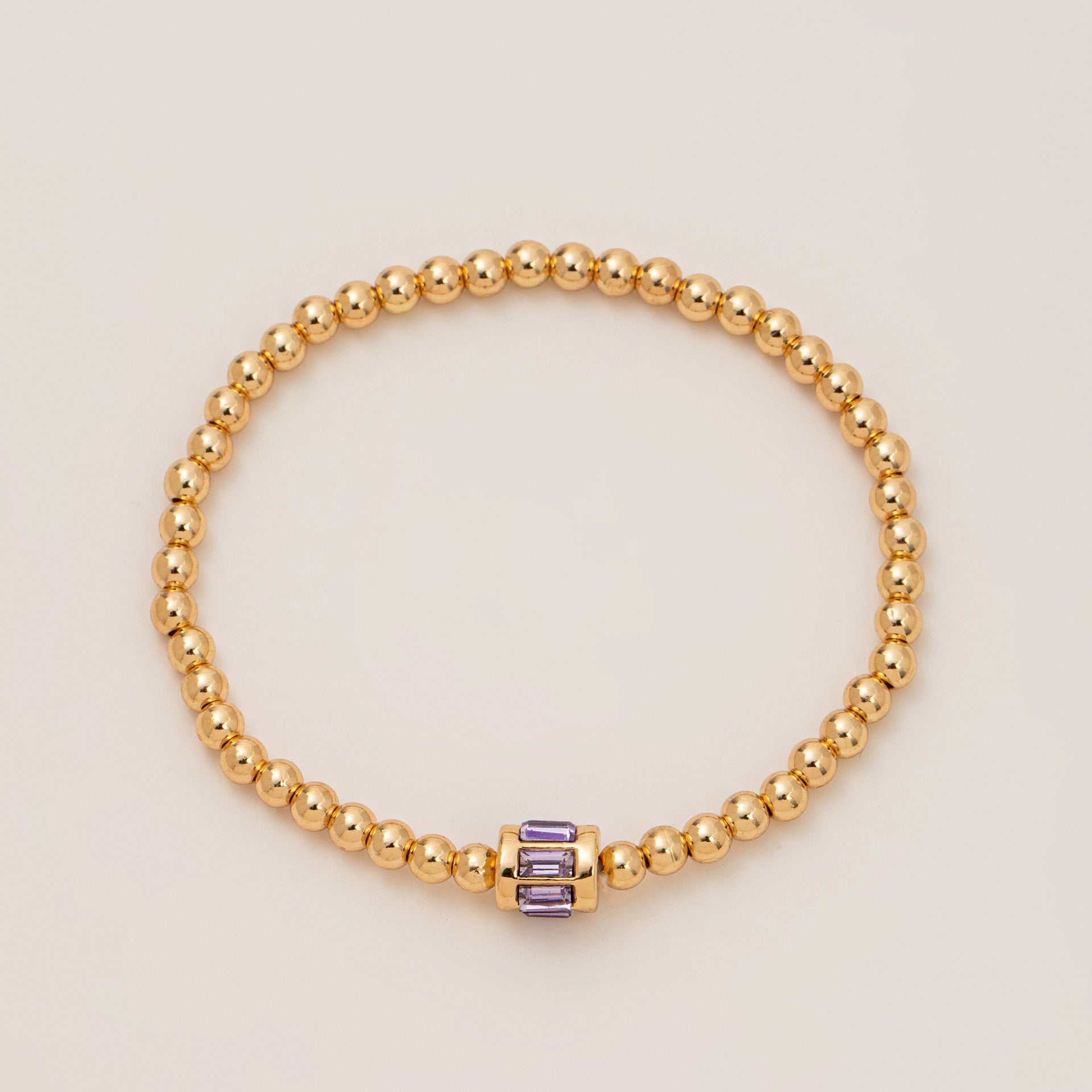 Women's Fashion Twelve Birthstone Beaded Bracelet
