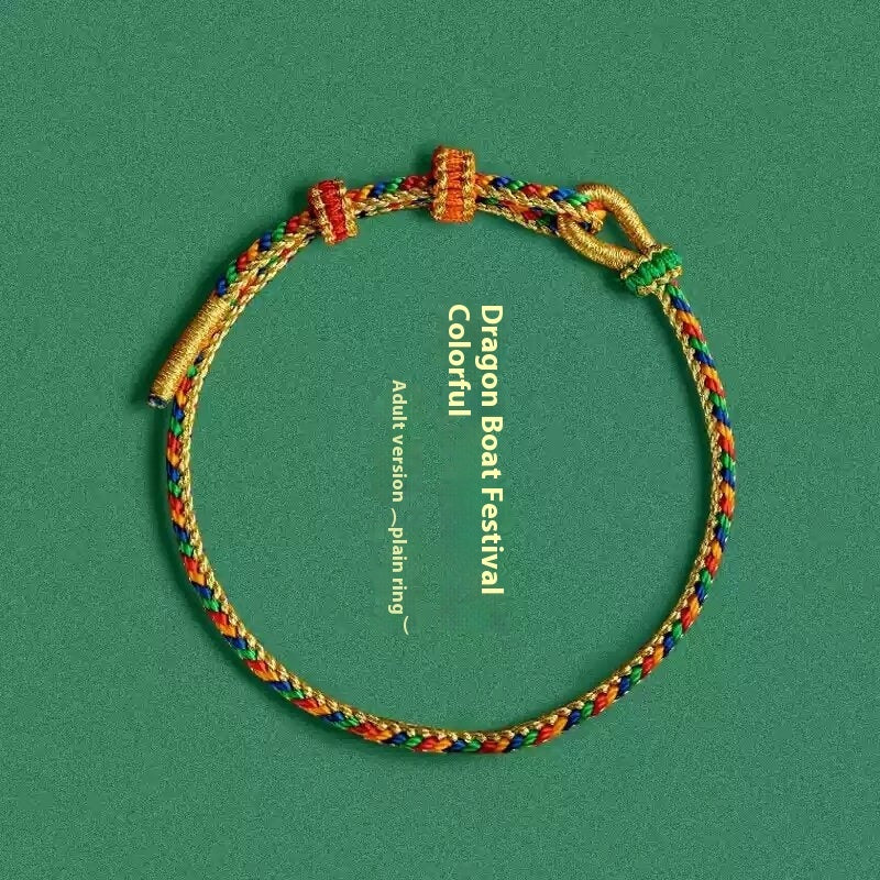Dragon Boat Festival Colorful Rope Hand Weaving Bracelet