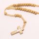 Religiöse Holzkette, Holzkreuz, Christlicher Schmuck