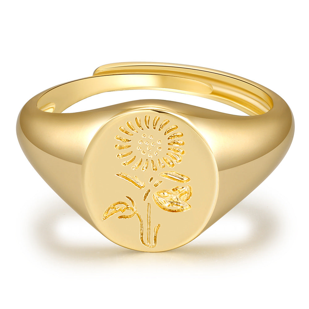 Coole Damenring-Accessoires Schmuck